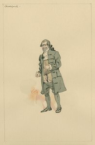 ガシュフォード、1920年代頃（紙にトイレとペンとインク） 作： Joseph Clayton Clarke
